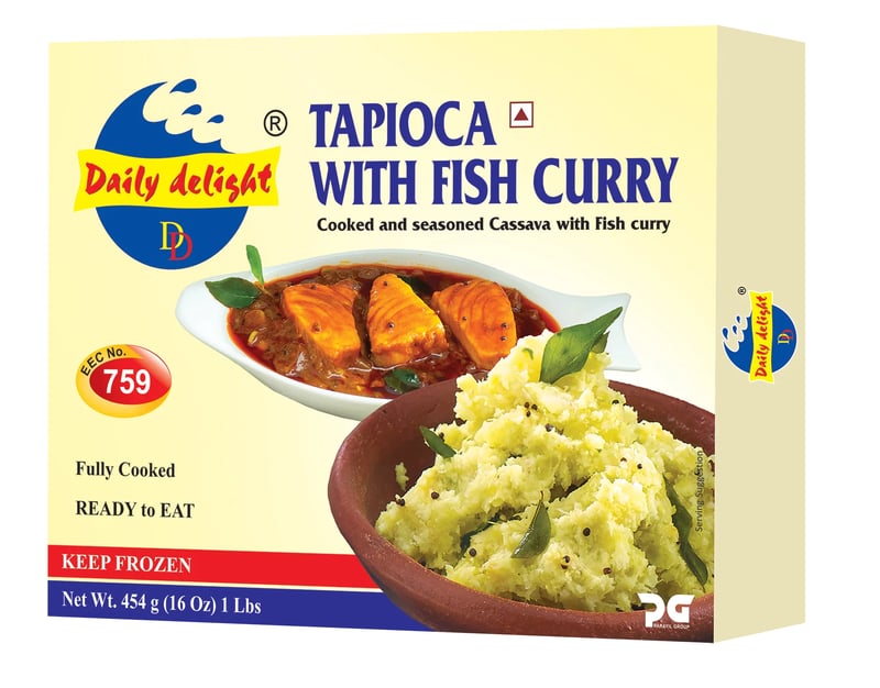 Daily Delight Tapioca with Fish Curry