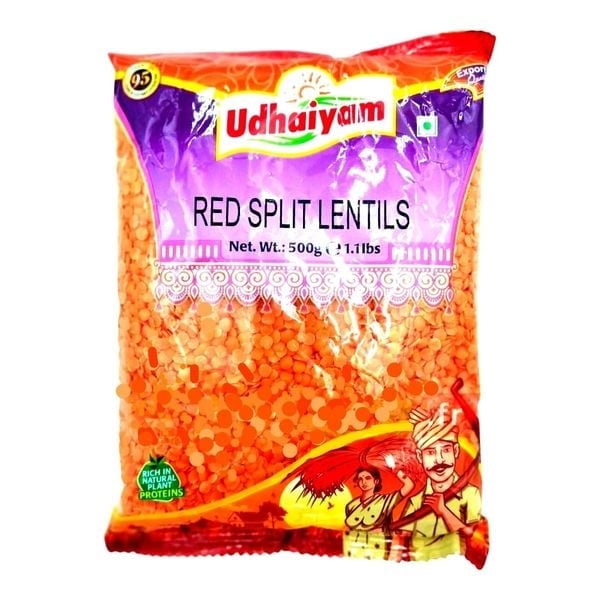 Udhaiyam Red Split Lentsils-500G